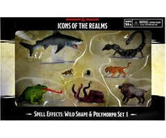 Wizkids/NECA LLC D&D Icons of the Realms: Spell Effects - Wild Shape & Polymorph Premium Painted Miniature Set 1