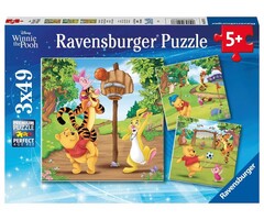 Ravensburger 3x49 pcs - Disney Winnie the Pooh: Sports Day