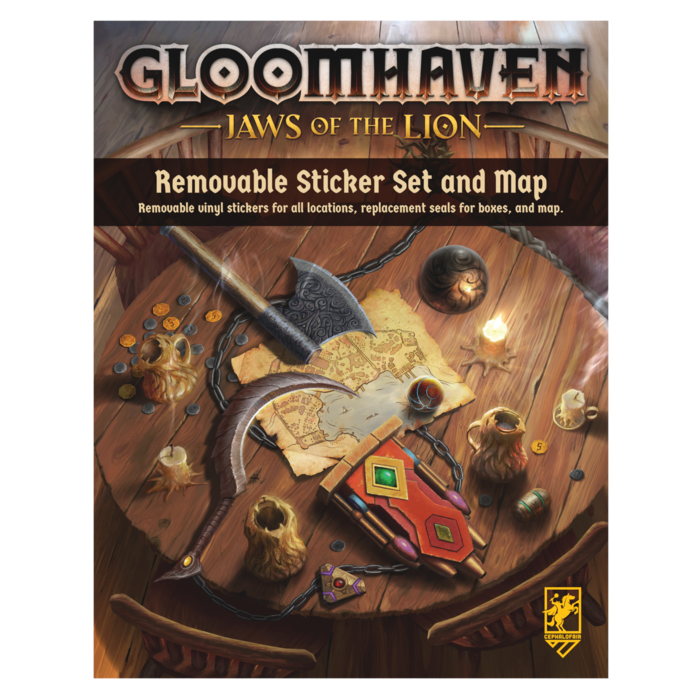 Cephalofair Games Gloomhaven: Jaws of the Lion Removable Sticker Set