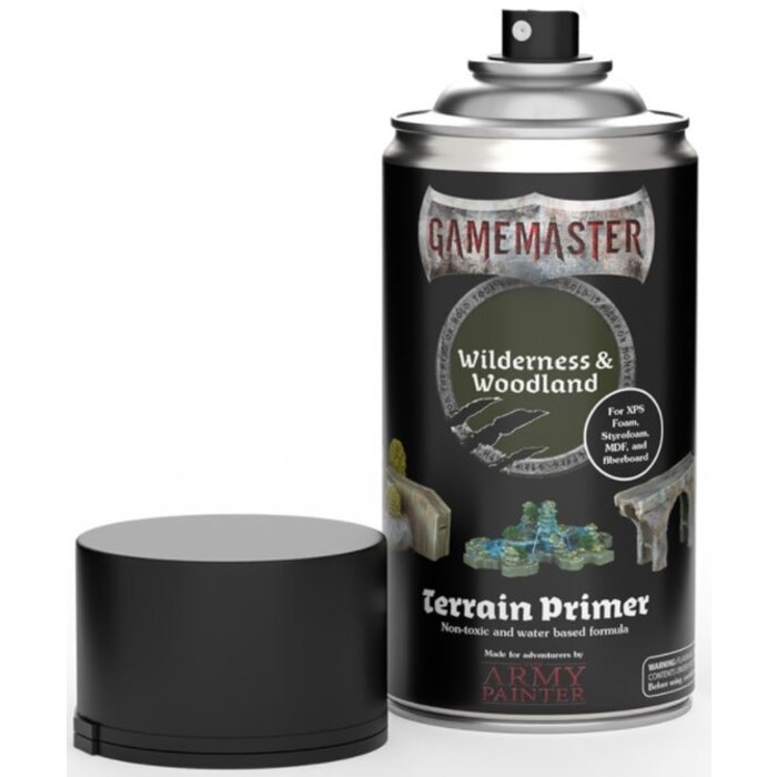 The Army Painter Gamemaster Terrain Primer Spray (300 mL) - Wilderness & Woodland