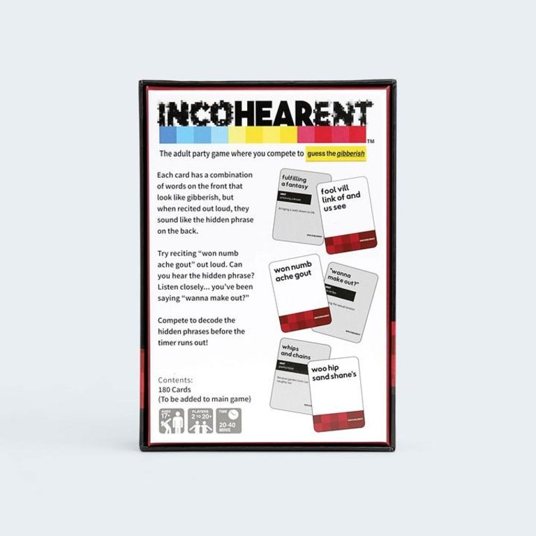  WHAT DO YOU MEME? Incohearent - The Party Game Where You  Compete to Guess The Gibberish - Adult Card Games for Game Night : WHAT DO  YOU MEME?: Everything Else