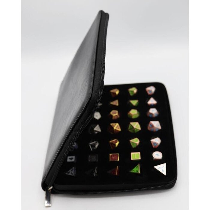 Foam Brain Games Leatherette Dice Carrying Case Black