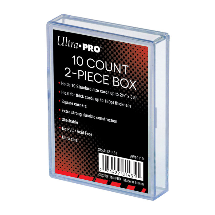 Ultra Pro Card Box 2 Piece - 10 Count