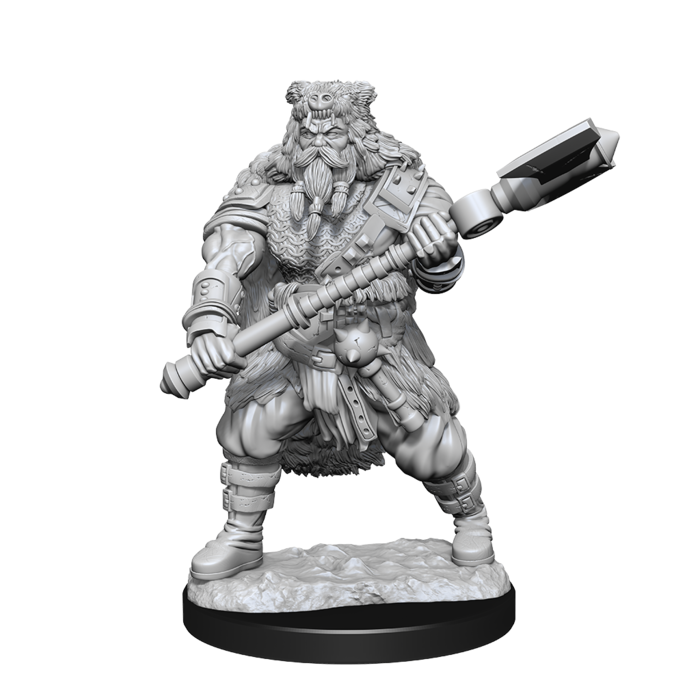 Wizkids/NECA LLC Nolzur's Marvelous Miniatures: Human Barbarian Male (2021)