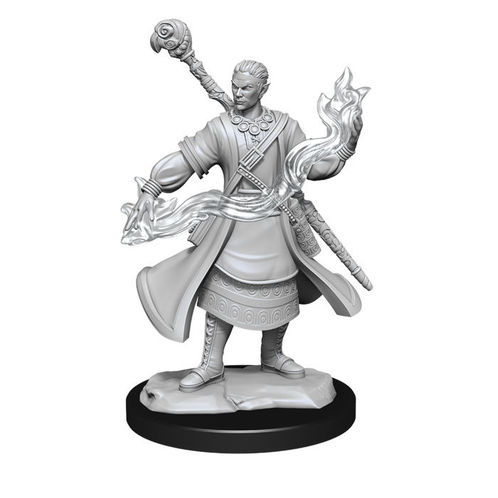 Wizkids/NECA LLC Nolzur's Marvelous Miniatures: Half-Elf Wizard Male