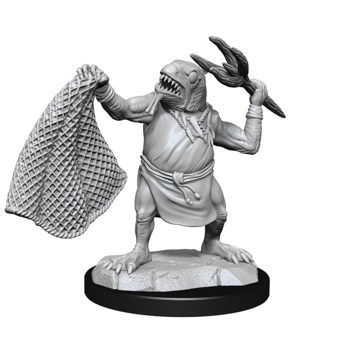 Wizkids/NECA LLC Nolzur's Marvelous Miniatures: Kuo-Toa & Kuo-Toa Whip