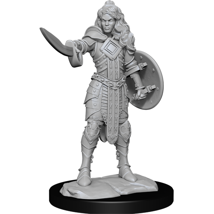 Wizkids/NECA LLC Pathfinder Deep Cuts Miniatures: Human Champion Female