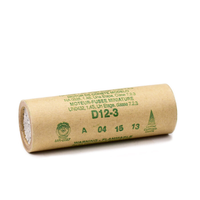 Estes Model Rockets Estes Model Rocket Engine 2/pk (D12-3)