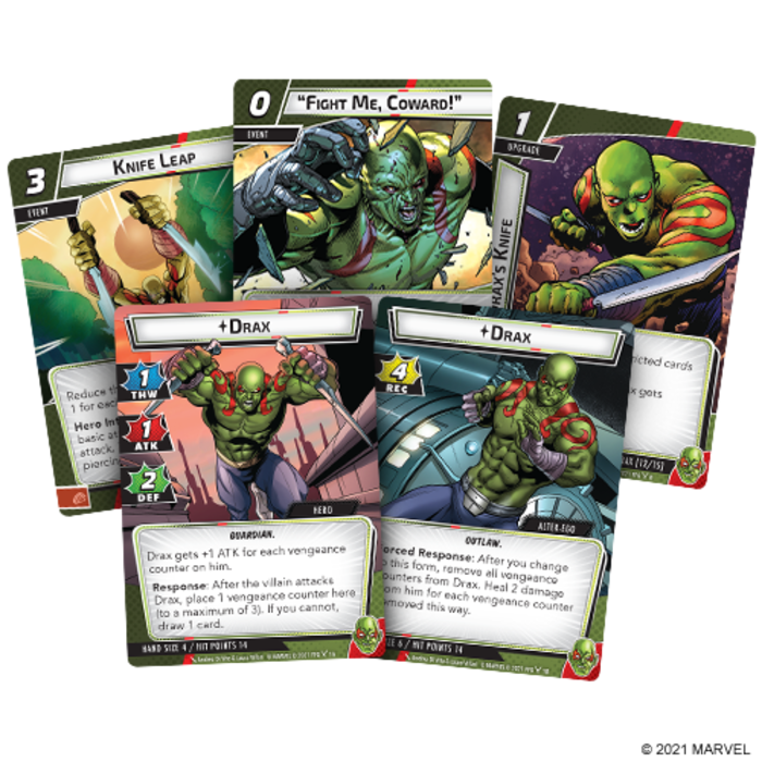 Fantasy Flight Games Marvel Champions LCG: Drax Hero Pack