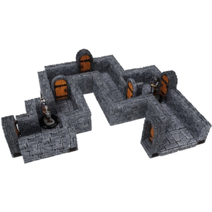 Wizkids/NECA LLC Warlock Tiles: Dungeon Tiles - 1" Straight Walls Expansion
