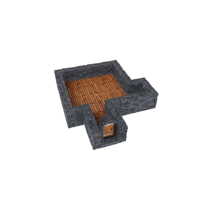 Wizkids/NECA LLC Warlock Tiles: Dungeon Tiles - 1" Straight Walls Expansion