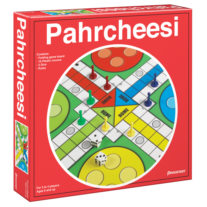 Pressman Red Box: Pahrcheesi (Parcheesi)
