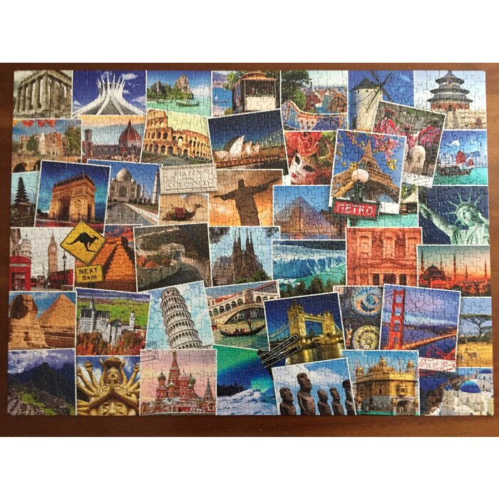 Eurographics 1000 pcs - Globetrotter: World