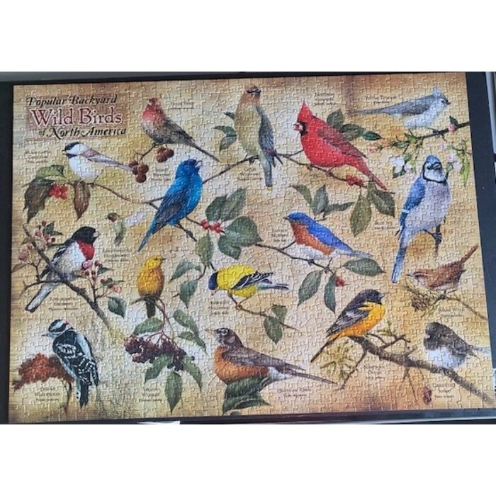 Cobble Hill Puzzles 1000 pcs - Popular Backyard Wild Birds Of North America