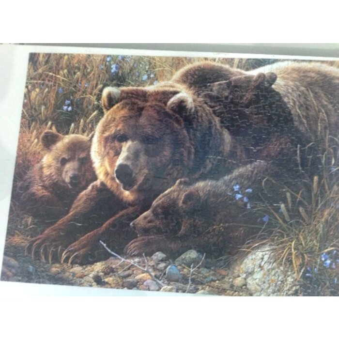 Cobble Hill Puzzles 350 pcs - Grizzly Family (Family Puzzle)