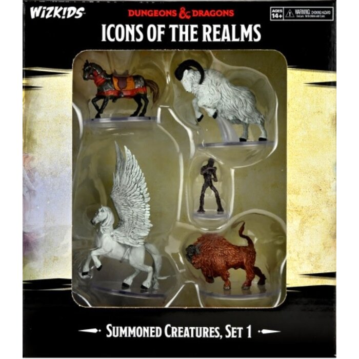 Wizkids/NECA LLC D&D Icons of the Realms: Summoned Creatures Set 1 Premium Painted Miniatures