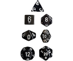 Chessex 7-Piece RPG Dice Set: Translucent (Assorted Colours)