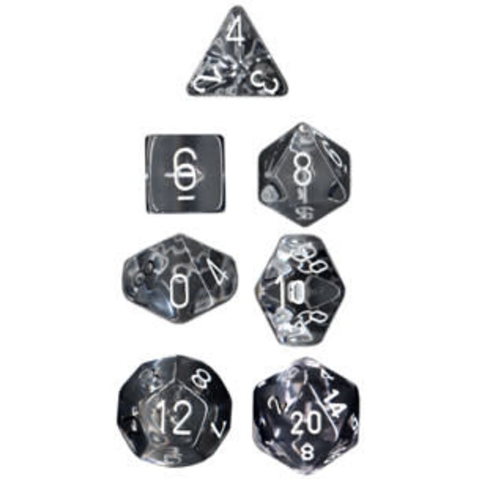 Chessex 7-Piece RPG Dice Set: Translucent (Assorted Colours)
