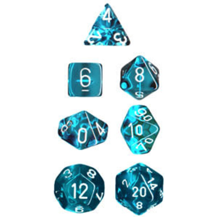 Chessex 7-Piece RPG Dice Set: Translucent (Assorted Colours)