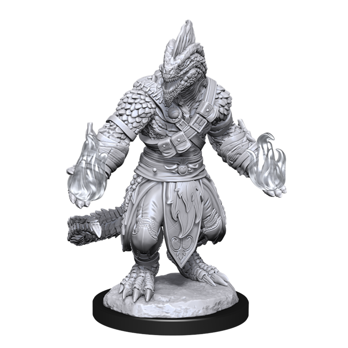 Wizkids/NECA LLC Nolzur's Marvelous Miniatures: Lizardfolk Barbarian & Cleric