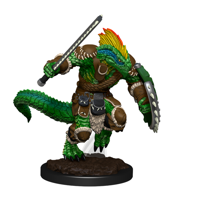 Wizkids/NECA LLC Nolzur's Marvelous Miniatures: Lizardfolk Barbarian & Cleric