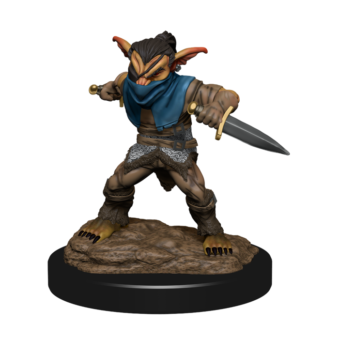 Wizkids/NECA LLC Nolzur's Marvelous Miniatures: Goblin Rogue Male & Goblin Bard Female