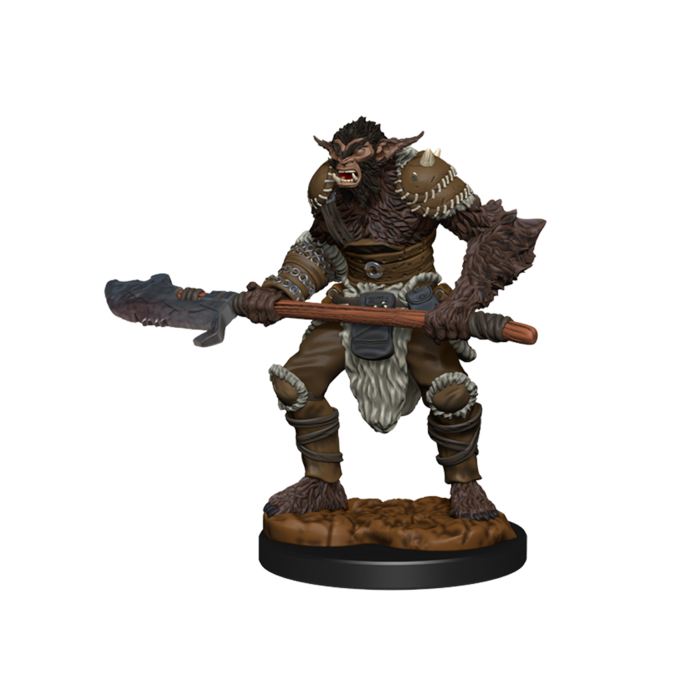 Wizkids/NECA LLC Nolzur's Marvelous Miniatures: Bugbear Barbarian & Bugbear Rogue(Male/Female)