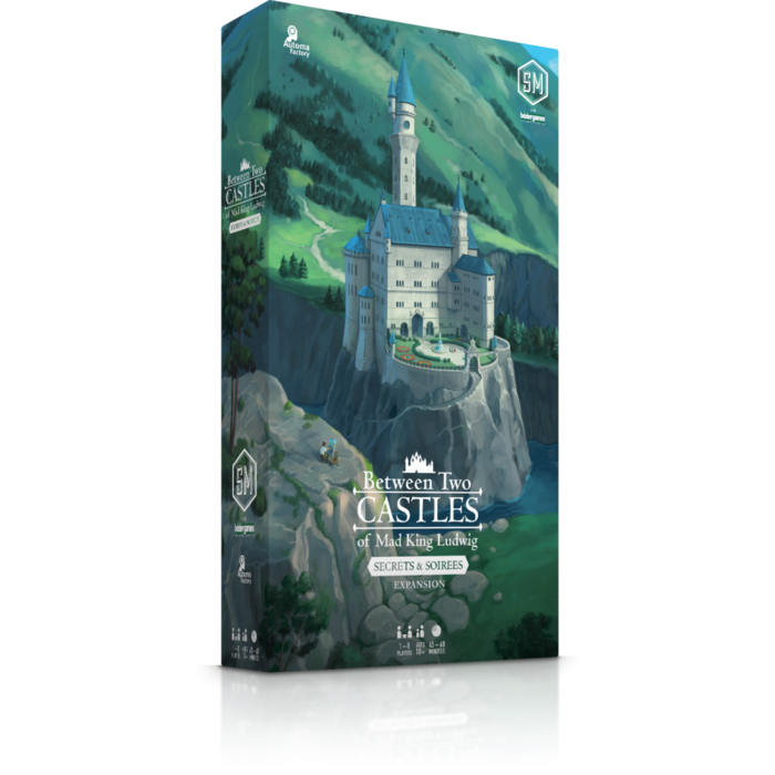 Stonemaier Games Between Two Castles of Mad King Ludwig: Secrets & Soirees Expansion