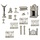 Terrain Crate Environment  Miniatures Graveyard 18 pcs
