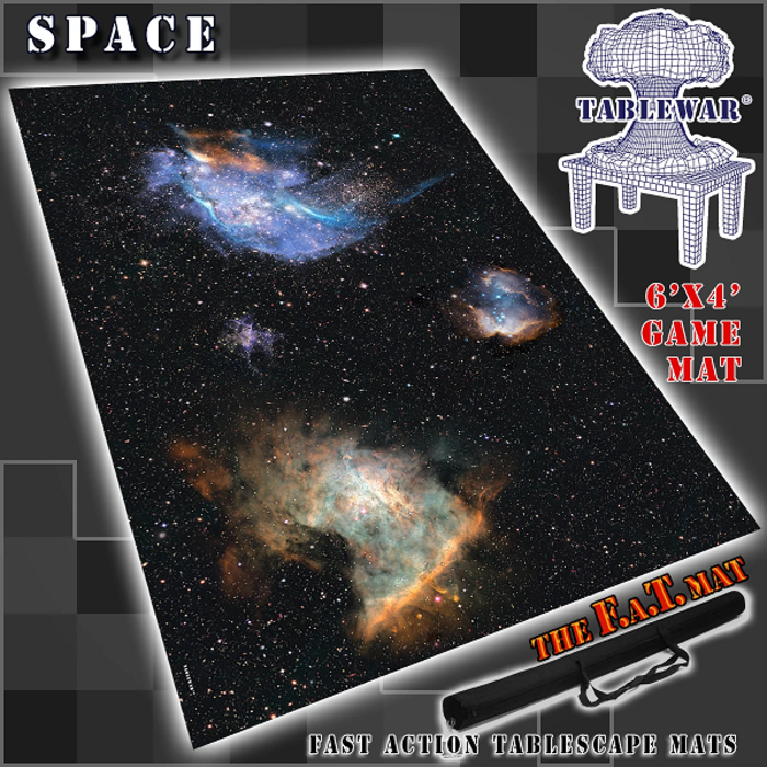 Table War Playmat - F.A.T. Mats (Fatmats): 6' x 4' Space