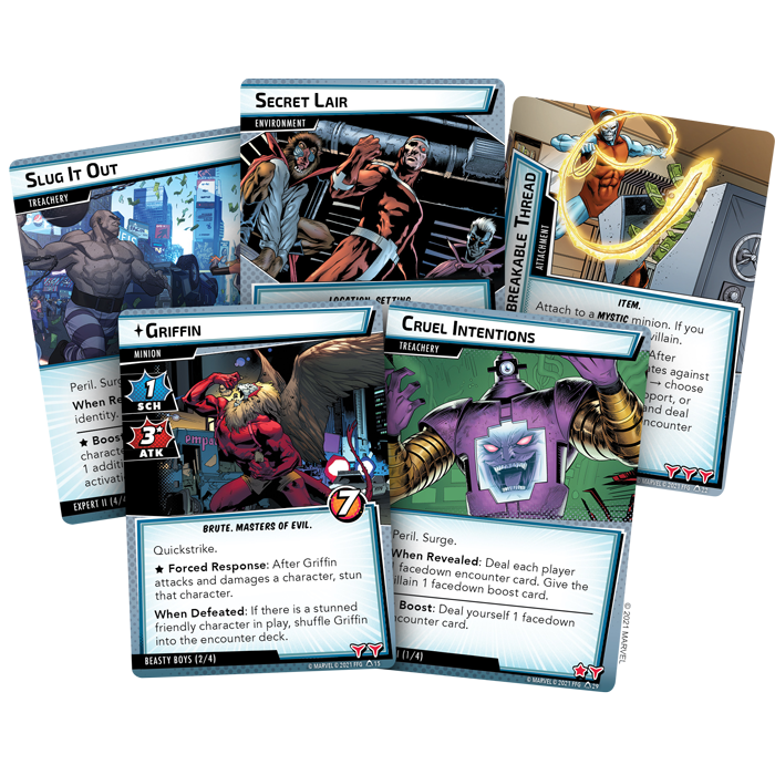 Fantasy Flight Games Marvel Champions LCG: The Hood Scenario Pack