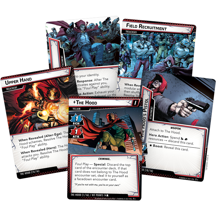 Fantasy Flight Games Marvel Champions LCG: The Hood Scenario Pack