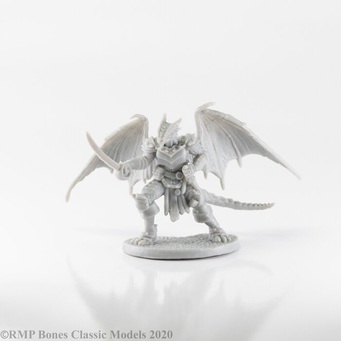 Reaper Miniatures Dark Heaven Bones: Tazythas, Dragonfolk Rogue