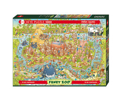 Heye Puzzles 1000 pcs - Funky Zoo: Australian Habitat (Degano)