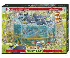 Heye Puzzles 1000 pcs - Funky Zoo: Ocean Habitat (Degano)