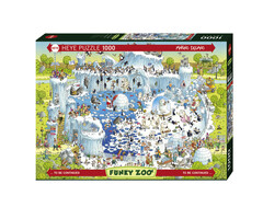 Heye Puzzles 1000 pcs - Funky Zoo: Polar Habitat (Degano)