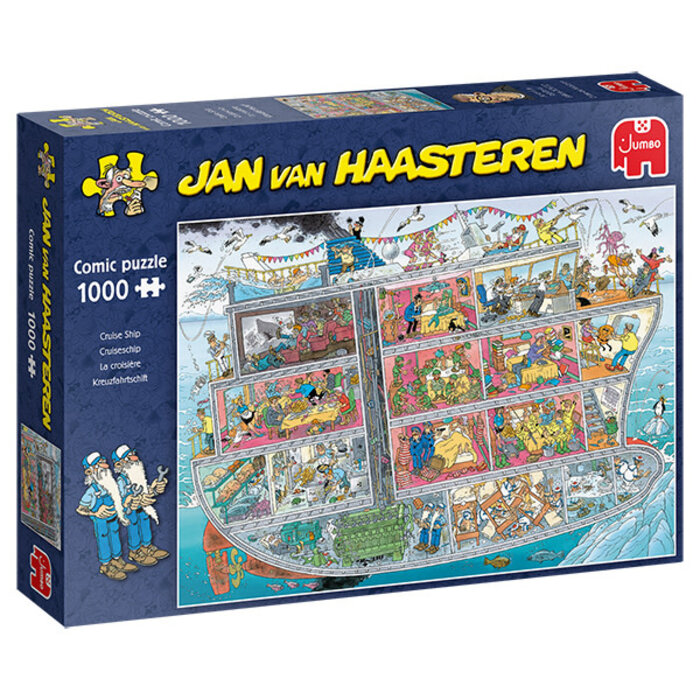 Jumbo Puzzles 1000 pcs - Jan van Haasteren: Cruise Ship