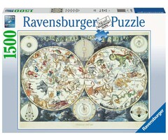 Ravensburger 1500 pcs - World Map of Fantastic Beasts