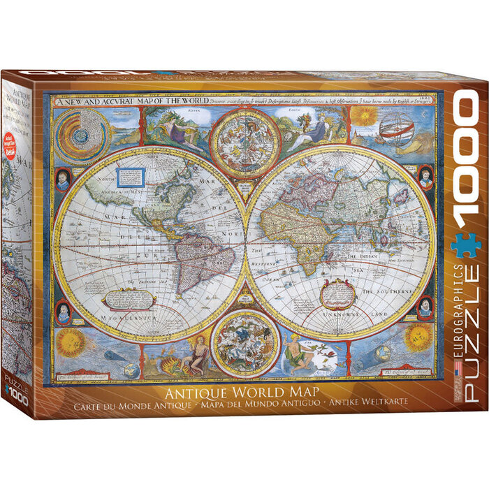 Eurographics 1000 pcs - Antique World Map