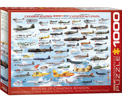 Eurographics 1000 pcs - History of Canadian Aviation