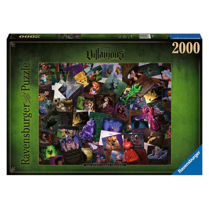 Ravensburger 2000 pcs - Disney Villainous: The Worst Comes Prepared