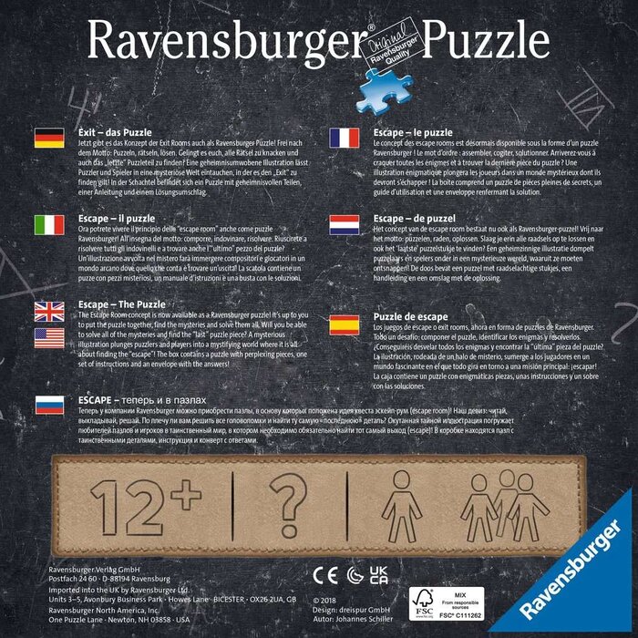 Ravensburger 368 pcs - The Greenhouse Escape Puzzle