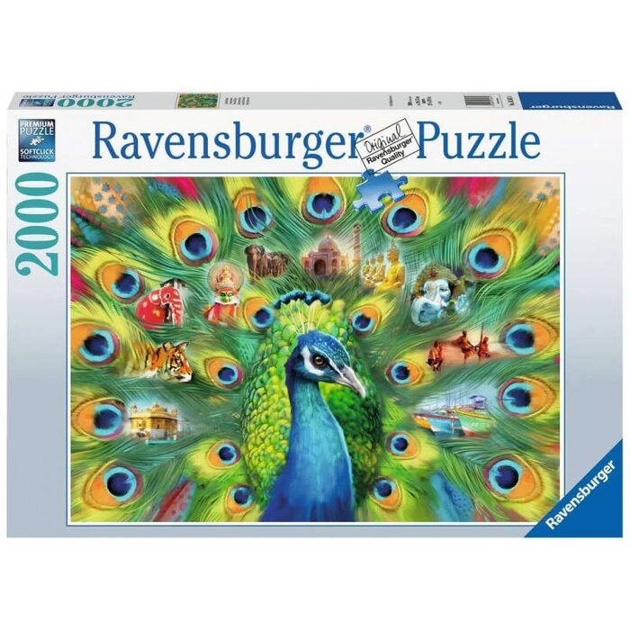 Ravensburger 2000 pcs - Land of the Peacock