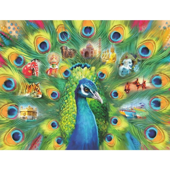 Ravensburger 2000 pcs - Land of the Peacock