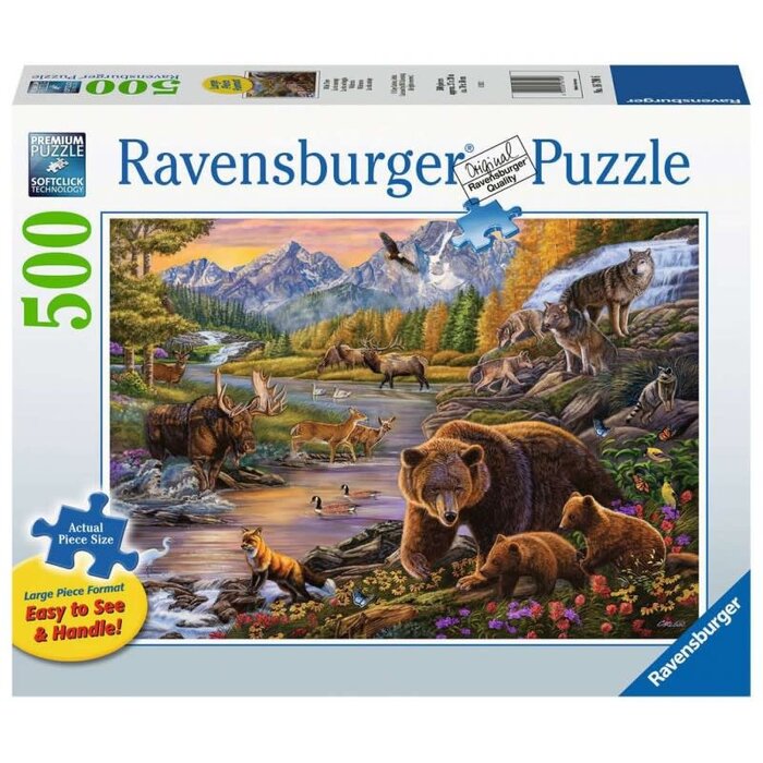 Ravensburger 500 pcs - Wilderness (Large Piece Format)