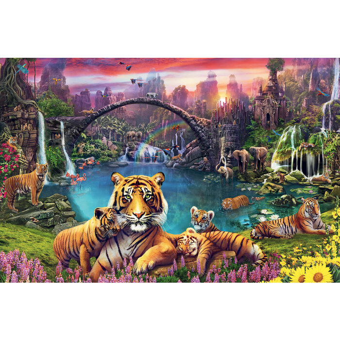 Ravensburger 3000 pcs - Tigers in Paradise
