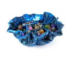 Metallic Dice Games Velvet Dice Bag with Pockets