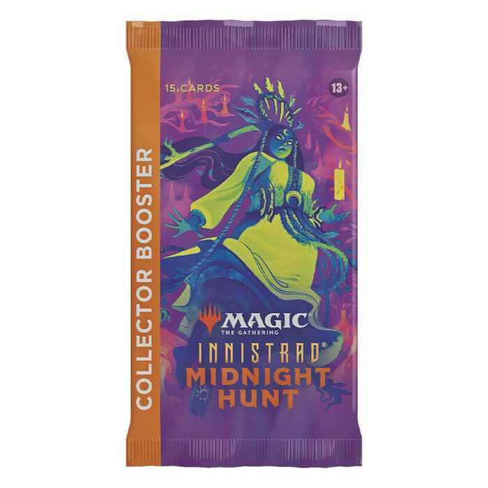 Wizards of the Coast Magic The Gathering TCG Innistrad Midnight Hunt Collector Booster Pack