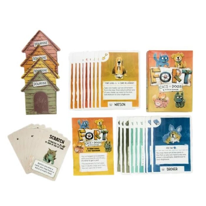 Leder Games Fort: Cats and Dogs Expansion