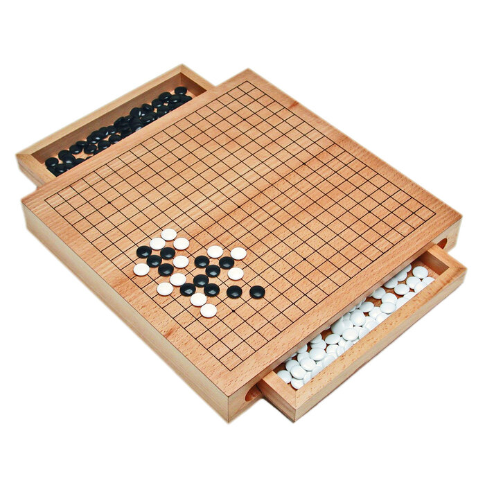 Wood Expressions Go - Wooden Game Set 12" w/ Drawers
